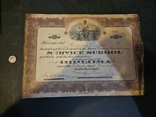 1932 Chevrolet Motor Company Service School Diploma Pittsburgh PA VINTAGE picture