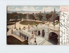 Postcard Grand Staircase & Capitol Grounds, Albany, New York picture