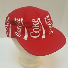 Vtg Coke Coca Cola Hat Cap Cotton Soda Promotional Advertising Classic picture