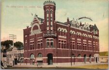 c1910s SALINA, Kansas Postcard SALINA CANDY COMPANY Building / Street View picture