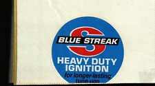 NICE AUTOMOTIVE BLUE STREAK HEAVY DUTY TUNE UPS COAL MINING STICKER # 1790 picture