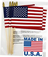  12-Pack, Proudly MADE IN U.S.A. 8x12 Inch Spearhead Handheld American Stick  picture