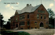 Houlton, Maine, Aroostook County, high school, historic buildings, Postcard picture
