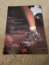 Vintage 1998 NIKE AIR TERRA HUMARA Running Shoes Poster Print Ad 1990s picture