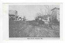 Vintage Postcard Main Street View Peculiar, MO Wagon Buildings E.C. Kropp UNP picture