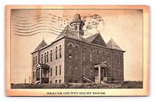 Postcard Beaver County Court House Beaver Oklahoma c1907 picture