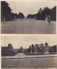 2 OLD PHOTO PARIS LOUVRE PALACE 1920 JA141 picture
