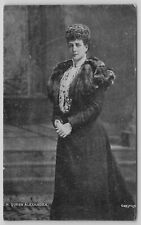 Royalty~Her Majesty Queen Alexandra~Wife King Edward VII~Fur Cape On Shoulders picture