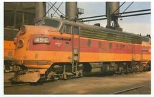 The Milwaukee Road Railroad Train F-7A Engine Locomotive 49-C Postcard picture