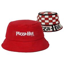 Chain x Pizza Hut Lamp Reversible Bucket Hat One Size Multicolor Checked picture