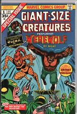 GIANT SIZE CREATURES #1 KEY 1st Appearance TIGRA (1974) Bronze VF/VF+ (8.0/8.5) picture