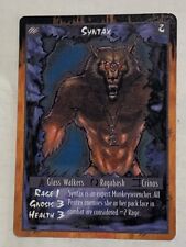 SYNTAX PROMO Card RAGE CCG White Wolf 1995 Collectible Card Game picture