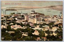 Honolulu HI Handcolored: Birdseye of City From Punchbowl~Pacific Coast Steamship picture