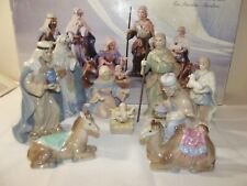 Royal Doulton Nativity Set 10 Pc Fine Porcelain Hand Painted Christmas 2005 picture
