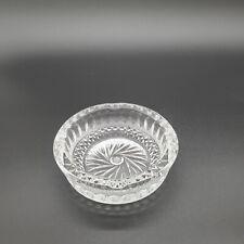 Vintage Etched Cut Crystal Ashtray picture