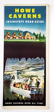 1950s Howes Cave Caverns New York NY Road Tourist Guide Vintage Travel Brochure picture