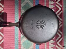 Vintage GRISWOLD No. 6 Small Logo Grooved Handle Cast Iron SKILLET 699 W picture