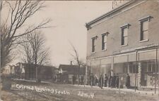 Street View Dirt Road Pharmacy Grant Coloma South Michigan 1907 RPPC Postcard picture
