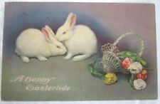ANTIQUE POSTAL CARD, A HAPPY EASTERTIDE, UNUSED, EARLY 1900'S, LITHO -Q20 picture