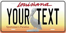 LOUISIANA  STATE PLATE CUSTOMIZE THIS  LICENSE PLATE - ANY TEXT YOU WANT #2 picture