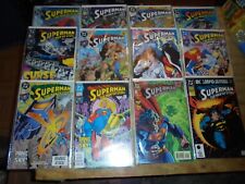12 Superman: The Man of Steel (1991-94 #1 2 3 4 5 6 7 8 9 10 ,0 annual Issues VG picture