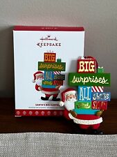 2017 Hallmark Keepsake Santa’s Big Surprise Ornament picture