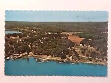 Aerial View Of Sheguiandah Bay Bass Lake Postcard picture