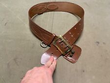ORIGINAL WWI US ARMY OFFICE M1917 SAM BROWNE FIELD BELT-FITS TO A 32 IN picture