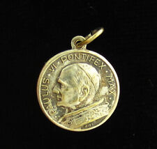 Vintage Pope Paul VI Medal Religious Holy Catholic Petite Medal Small Size picture