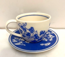 2007 STARBUCKS Blueberries Collectible Lg Coffee Tea Mug Cup & Saucer  picture