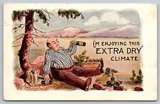 Postcard C 282, Humor, I'm Enjoying This Extra Dry Climate picture