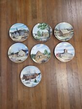 7 Franciscan Porcelain Collector Plates by Harris Hein picture