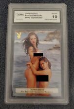 Joy Behrman & Genevieve Michelle, Unpublished Series, 2001 Playboy, GMA Graded picture