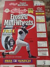 1993 KELLOGG'S Frosted Mini-Wheats Reggie Jackson Free Watch Offe~Empty Box~RARE picture