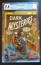 Dark Mysteries 20 1954 Female bondage Pre-code Horror CGC 7.5 OW-W PAGES🔥🔑💎 picture