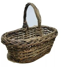 Wicker Basket Bronze Color Oblong 4.5x8.13 inch With 5