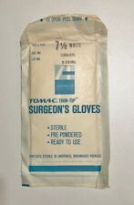 Vintage TOMAC Thin-Tip Surgeon's Medical Gloves in sterile, unopened package picture