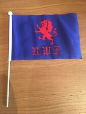 ROYAL WELSH FUSILIERS Pack of 12 medium Hand Flags 9