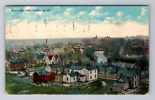 Union City PA-Pennsylvania, Birds Eye View of Union City, Vintage c1911 Postcard picture