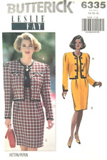 Rare Butterick Leslie Fay Pattern #6335 - Ladies Jacket & Dress picture