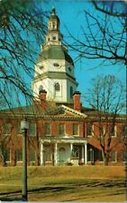 Old Colonial State House in Annapolis Maryland Vintage Postcard picture