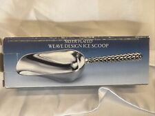 New Open Box Vintage Godinger Silver Art Plated Heavy Ice Scoop With Box Free Sh picture