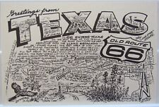 Old Route 66  R. Waldmire postcard #35.  Greetings from Texas picture