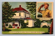 Abilene KS-Kansas, Residence Of Mother Of Eisenhower, Antique Vintage Postcard picture