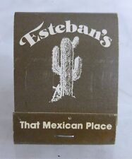 Vintage Matchbook Unstruck - Esteban's - That Mexican Place - Minneapolis MN picture