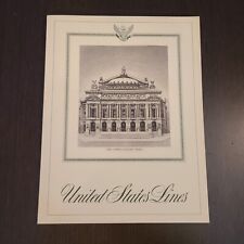 S.S. United States Lunch Menu (April 14th, 1967) picture