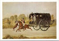 Postcard Postal Art - Carriage transporting mail and passengers picture