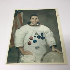 Vintage NASA Apollo 17 Astronaut Harrison Schmitt Red Ink Photo 10x8 Kodak 1971 picture
