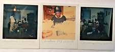 African American Family Pictures Christmas Vintage Color Photo 1989 Polaroids picture