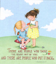 PEOPLE PUT YOUR HEART BACK-Handcrafted Fridge Magnet-W/Mary Engelbreit art   picture